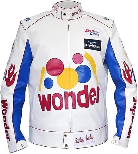 Wonder White Mens Leather Jacket