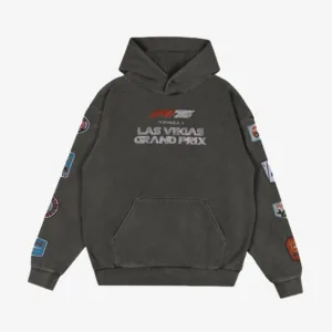 2025 Las Vegas Grand Prix Retro Patch Hoodie