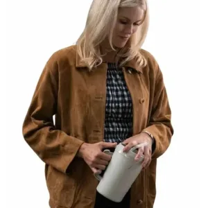 Marshals Dolly Weaver Brown Suede Jacket