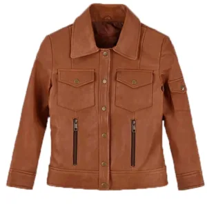 Genuine Leather Classic Biker Jacket